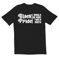 thumbnail image 1 of TotallyTorn Black Pride Novelty Sarcastic Funny Mens Graphic T Shirts, 1 of 5