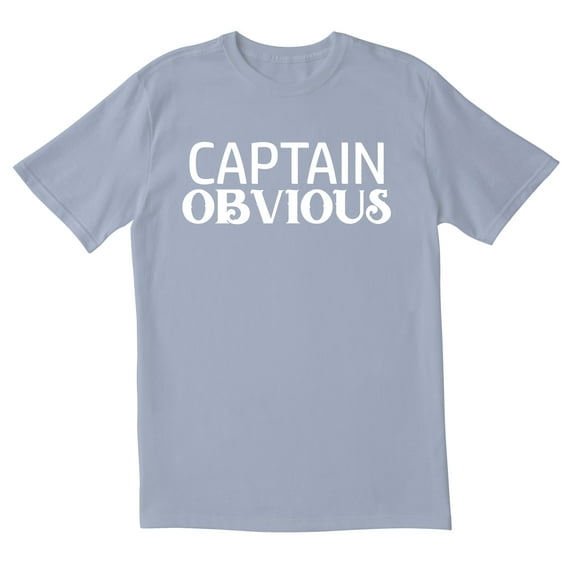 TotallyTorn Captain Obvious Novelty Sarcastic Funny Men's T Shirts Funny Saying Lover Gift Adult Humor Sarcastic Mens Graphic T Shirts