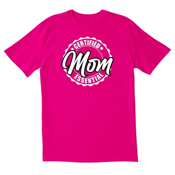 TotallyTorn Certified Mom Essential Novelty Shirts Mother's Day Gift Grandma Women's Sarcastic Humor Mens Graphic T Shirts