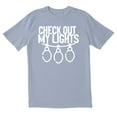 thumbnail image 1 of TotallyTorn Check Out My Lights Novelty Sarcastic Funny Mens Graphic T Shirts, 1 of 5