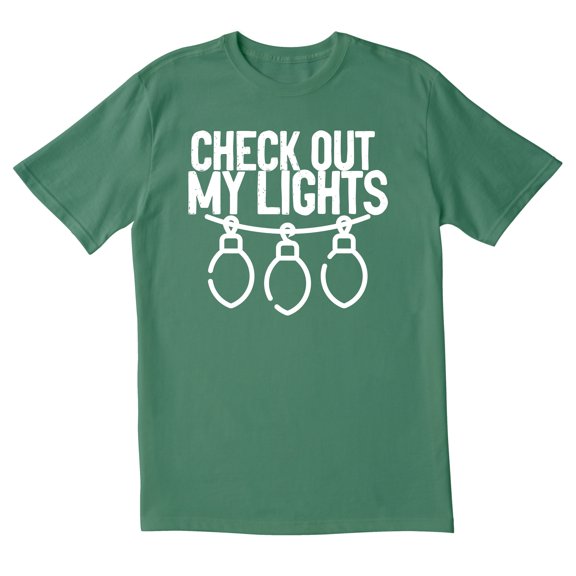 TotallyTorn Check Out My Lights Novelty Sarcastic Funny Mens Graphic T Shirts
