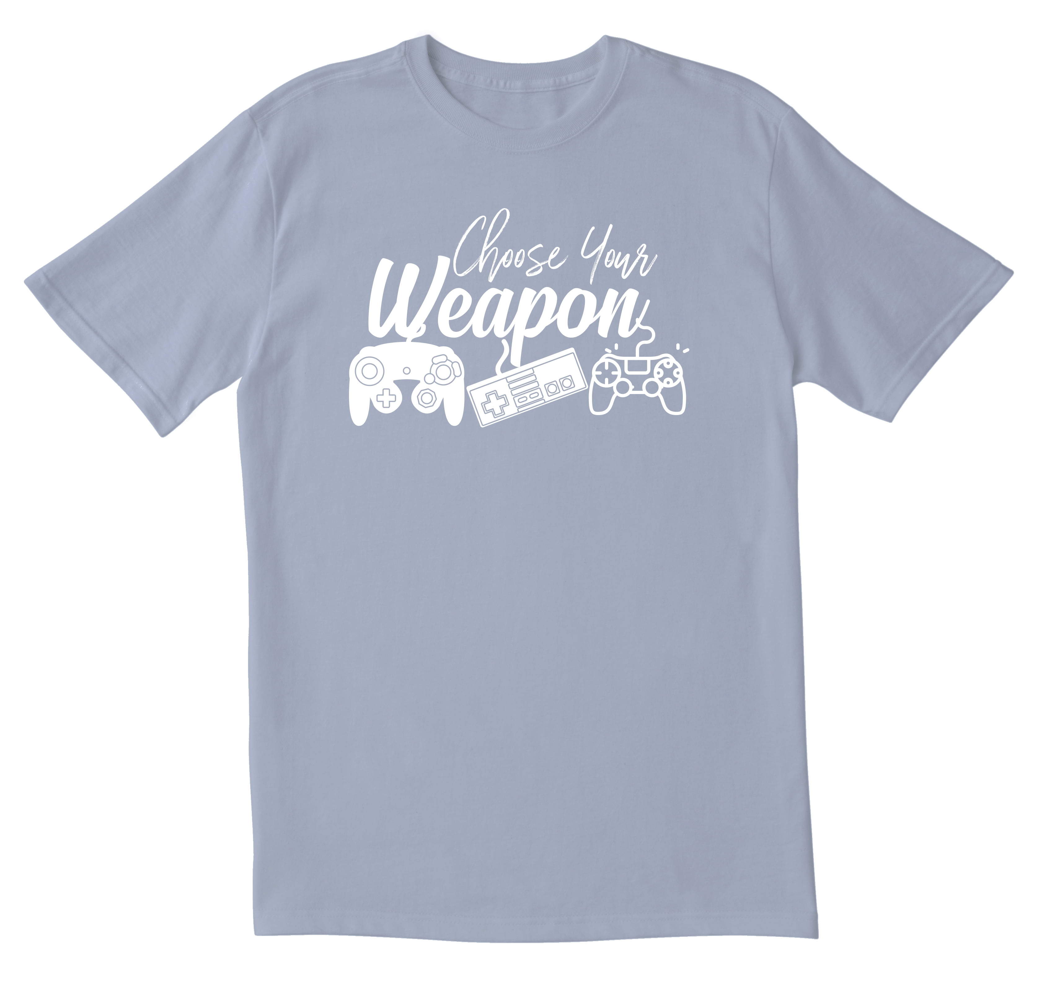 TotallyTorn Choose Your Weapon Novelty Sarcastic Funny Mens Graphic T ...