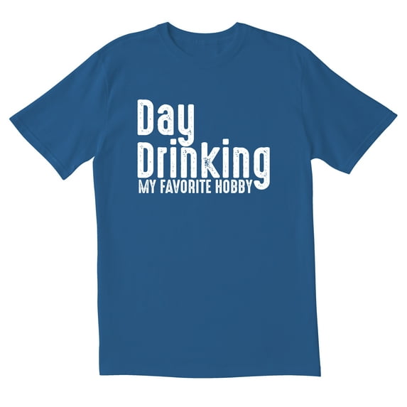 TotallyTorn Day Drinking My Favorite Hobby Novelty Sarcastic Funny Men's T Shirts