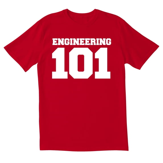 TotallyTorn Engineering 101 Novelty Sarcastic Funny Mens Graphic T Shirts