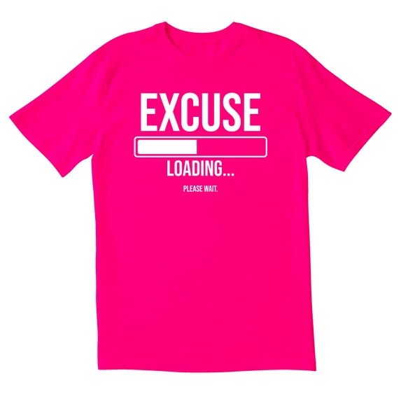 TotallyTorn Excuse Loading Novelty Sarcastic Funny Mens Graphic T Shirts