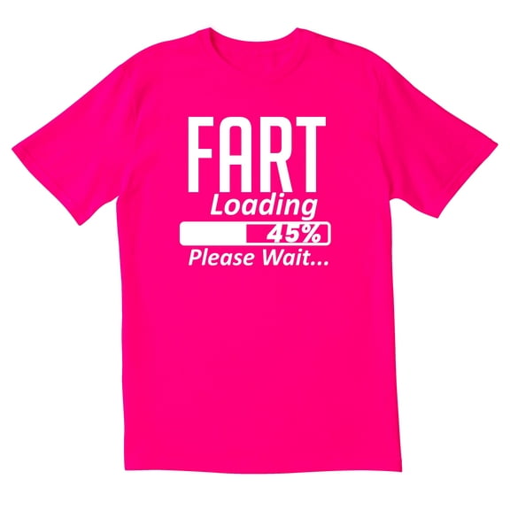 TotallyTorn Fart Loading 45% Please Wait Novelty Sarcastic Funny Mens Graphic T Shirts