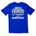 thumbnail image 1 of TotallyTorn Great Fathers Get Promoted To Grandfathers Novelty Sarcastic Funny Men's T Shirts, 1 of 2