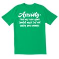 thumbnail image 1 of TotallyTorn Hearing Video Game Combat Music But Not Seeing Novelty Sarcastic Funny Mens Graphic T Shirts, 1 of 5