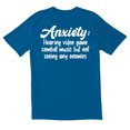 thumbnail image 1 of TotallyTorn Hearing Video Game Combat Music But Not Seeing Novelty Sarcastic Funny Mens Graphic T Shirts, 1 of 5
