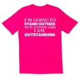 thumbnail image 1 of TotallyTorn I Am Going To Stand Outside Loading Novelty Sarcastic Funny Mens Graphic T Shirts, 1 of 5