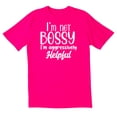 thumbnail image 1 of TotallyTorn I Am Not Bossy I Am Aggressively Helpful Novelty Sarcastic Funny Mens Graphic T Shirts, 1 of 5