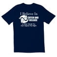 thumbnail image 1 of TotallyTorn I Believe In Catch And Release Novelty Sarcastic Funny Mens Graphic T Shirts, 1 of 5