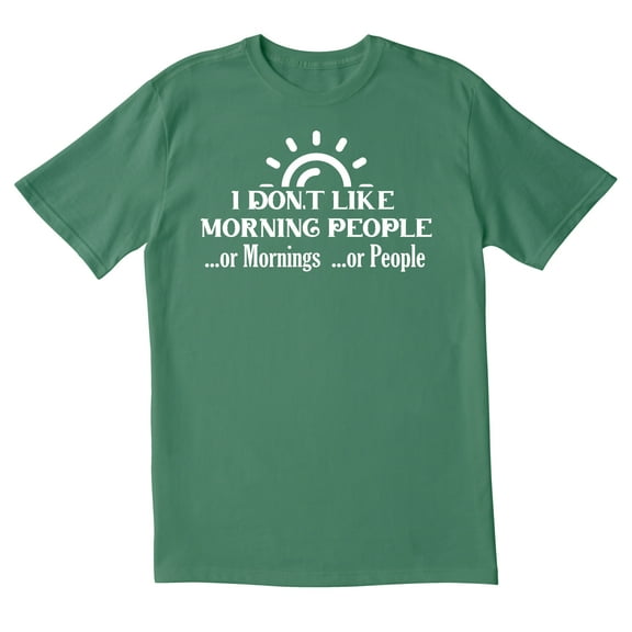 TotallyTorn I Dont Like Morning People Or Mornings Or People Novelty Sarcastic Funny Mens Graphic T Shirts