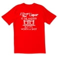 thumbnail image 1 of TotallyTorn I Doubt That Liquor Is The Answer But It's Worth A Shot Novelty Sarcastic Funny Mens Graphic T Shirts, 1 of 5