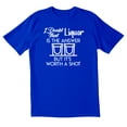 thumbnail image 1 of TotallyTorn I Doubt That Liquor Is The Answer But It's Worth A Shot Novelty Sarcastic Funny Mens Graphic T Shirts, 1 of 5
