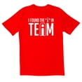 thumbnail image 1 of TotallyTorn I Found The ''I'' In Team Novelty Sarcastic Funny Men's T Shirts, 1 of 2