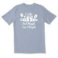 thumbnail image 1 of TotallyTorn I Like Coffee And May Be Three Or Four People Novelty Sarcastic Funny Mens Graphic T Shirts, 1 of 5