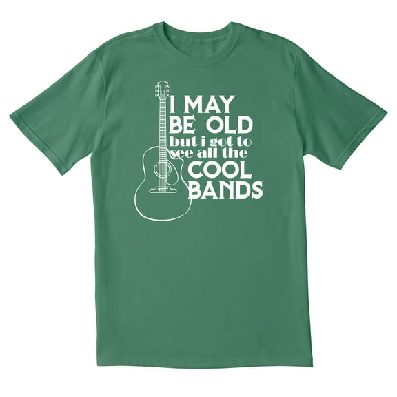 TotallyTorn I May Be Old But I Got To See All The Cool Bands Novelty Sarcastic Funny Mens Graphic T Shirts