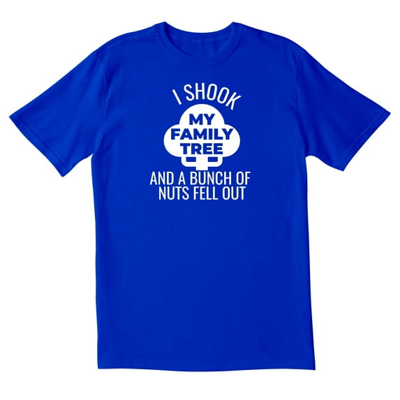 TotallyTorn I Shook My Family Tree Novelty Sarcastic Funny Mens Graphic T Shirts