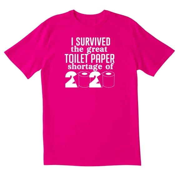TotallyTorn I Survived the great toilet paper shortage of 2020 Novelty Sarcastic Funny Mens Graphic T Shirts