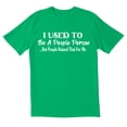 thumbnail image 1 of TotallyTorn I Used To Be A People Person But People Ruined That For Me Novelty Sarcastic Funny Mens Graphic T Shirts, 1 of 5