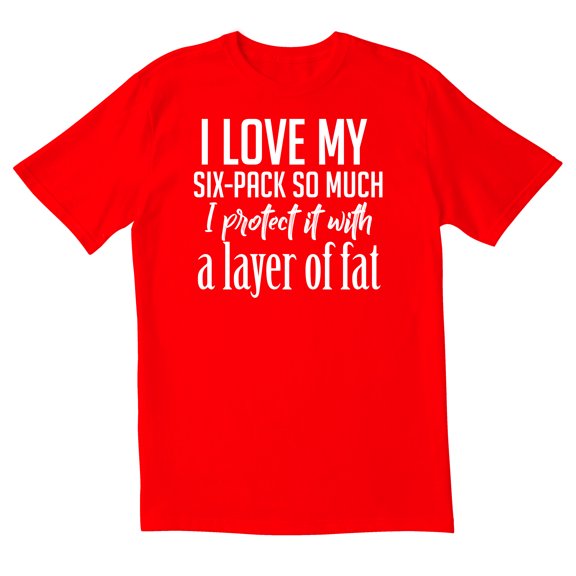 TotallyTorn I love My Six Pack Novelty Sarcastic Funny Men's T Shirts