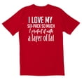 thumbnail image 1 of TotallyTorn I love My Six Pack Novelty Sarcastic Funny Men's T Shirts, 1 of 2