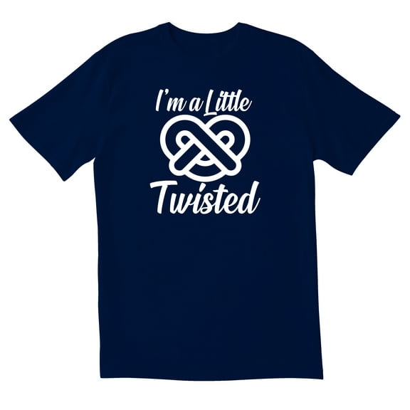 TotallyTorn I'm A Little Twisted Novelty Sarcastic Funny Mens Graphic T Shirts