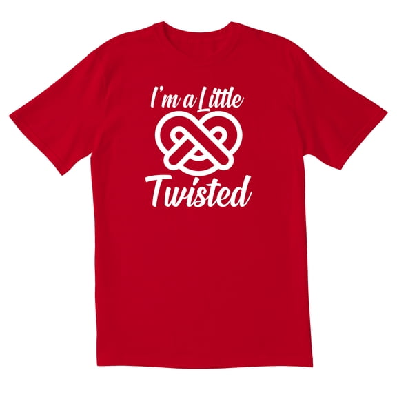 TotallyTorn I'm A Little Twisted Novelty Sarcastic Funny Mens Graphic T Shirts