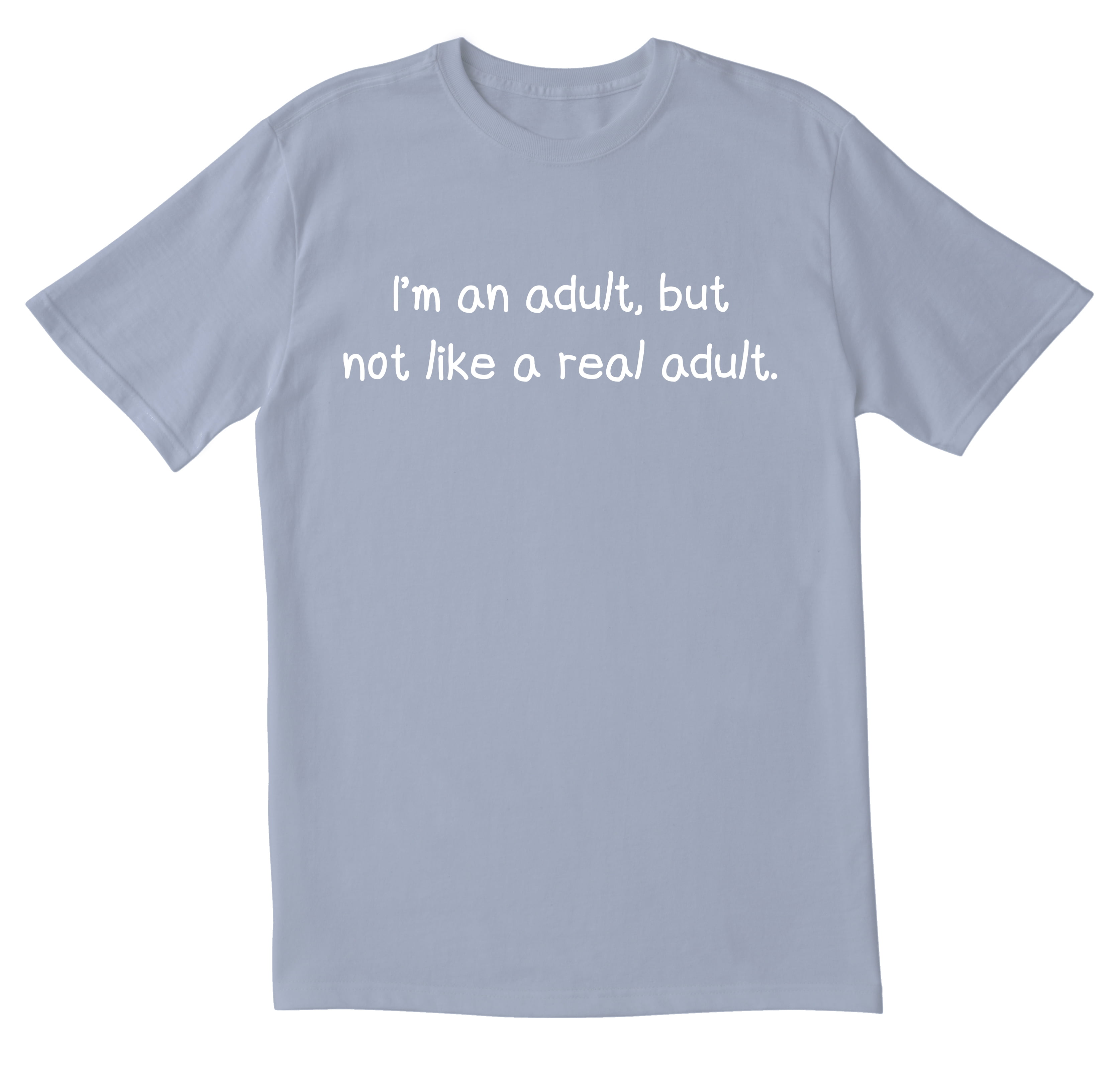 TotallyTorn I'm An Adult, But Not Like A Real Adult Novelty Sarcastic Funny  Mens Graphic T Shirts 