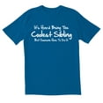 thumbnail image 1 of TotallyTorn Its Hard Being The Coolest Novelity Sarcastic Funny Mens Graphic T Shirts, 1 of 5