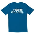 thumbnail image 1 of TotallyTorn Livin The Dream Novelty Sarcastic Funny Mens Graphic T Shirts, 1 of 5