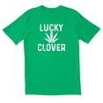 thumbnail image 1 of TotallyTorn Lucky Clover Novelty Sarcastic Funny Mens Graphic T Shirts, 1 of 5