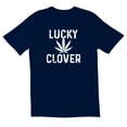 thumbnail image 1 of TotallyTorn Lucky Clover Novelty Sarcastic Funny Mens Graphic T Shirts, 1 of 5