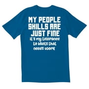 TotallyTorn My People Skills Are Just Fine Novelty Sarcastic Funny Mens Graphic T Shirts