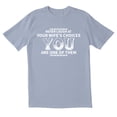 thumbnail image 1 of TotallyTorn Never Laugh At Your Wife's Choices You Are One Of Them Novelty Sarcastic Funny Men's T Shirts, 1 of 2