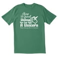 thumbnail image 1 of TotallyTorn Now Always Be Yourself Unless You Can Be A Unicorn Then Always Be A Unicorn Novelty Sarcastic Funny Mens Graphic T Shirts, 1 of 5