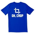thumbnail image 1 of TotallyTorn Oh Crop Novelty Sarcastic Funny Mens Graphic T Shirts, 1 of 5