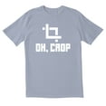 thumbnail image 1 of TotallyTorn Oh Crop Novelty Sarcastic Funny Mens Graphic T Shirts, 1 of 5