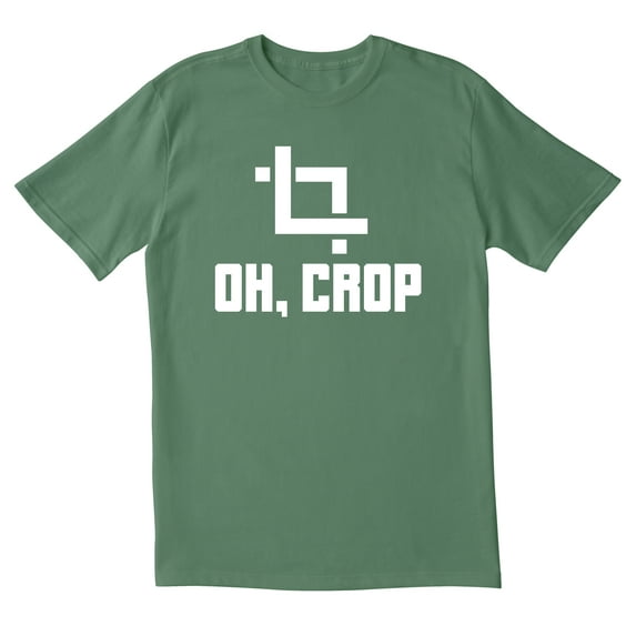TotallyTorn Oh Crop Novelty Sarcastic Funny Mens Graphic T Shirts