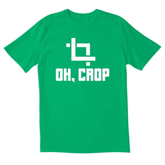 TotallyTorn Oh Crop Novelty Sarcastic Funny Mens Graphic T Shirts