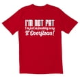 thumbnail image 1 of TotallyTorn Overflows Novelty Sarcastic Funny Mens Graphic T Shirts, 1 of 5