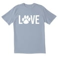 thumbnail image 1 of TotallyTorn Paw Love Novelty Sarcastic Funny Men's T Shirts, 1 of 2