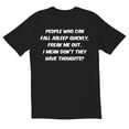 thumbnail image 1 of TotallyTorn People Who Can Fall Asleep Novelty Sarcastic Funny Mens Graphic T Shirts, 1 of 5
