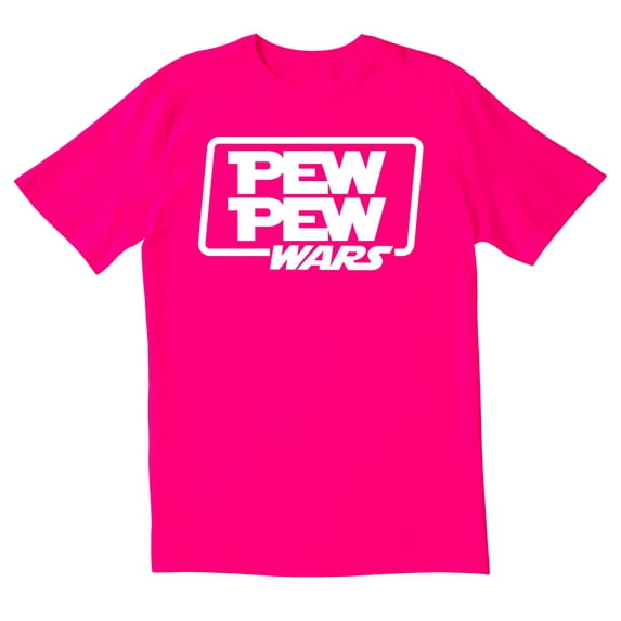 TotallyTorn Pew Pew Wars Novelty Sarcastic Funny Mens Graphic T Shirts