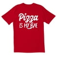 thumbnail image 1 of TotallyTorn Pizza Is MY Bae Novelty Sarcastic Funny Mens Graphic T Shirts, 1 of 5
