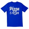 thumbnail image 1 of TotallyTorn Pizza Is MY Bae Novelty Sarcastic Funny Mens Graphic T Shirts, 1 of 5