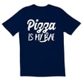thumbnail image 1 of TotallyTorn Pizza Is MY Bae Novelty Sarcastic Funny Mens Graphic T Shirts, 1 of 5