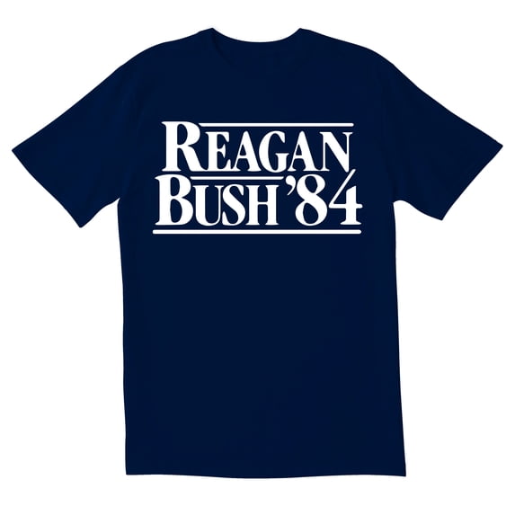 TotallyTorn Reagan Bush Eighty Four Novelty Sarcastic Funny Mens Graphic T Shirts