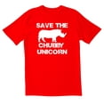 thumbnail image 1 of TotallyTorn Save The Chubby Unicorn Novelty Sarcastic Funny Mens Graphic T Shirts, 1 of 5